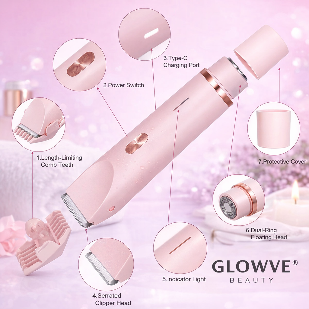 Glowve Beauty™ Painless Bikini & Body Hair Remover